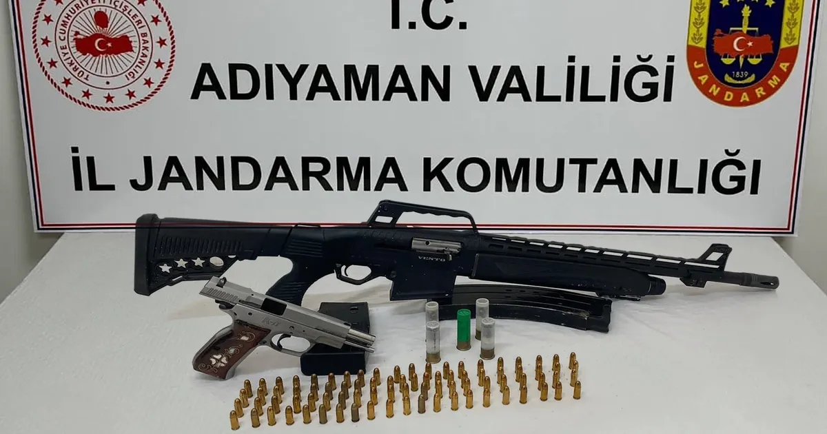 Aduyaman’da Silah ve Mühimmat Operasyonu