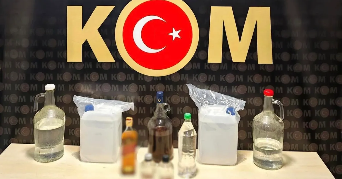 Bilekikede etil alkol ve uydurma Içkiye El Konuldu!