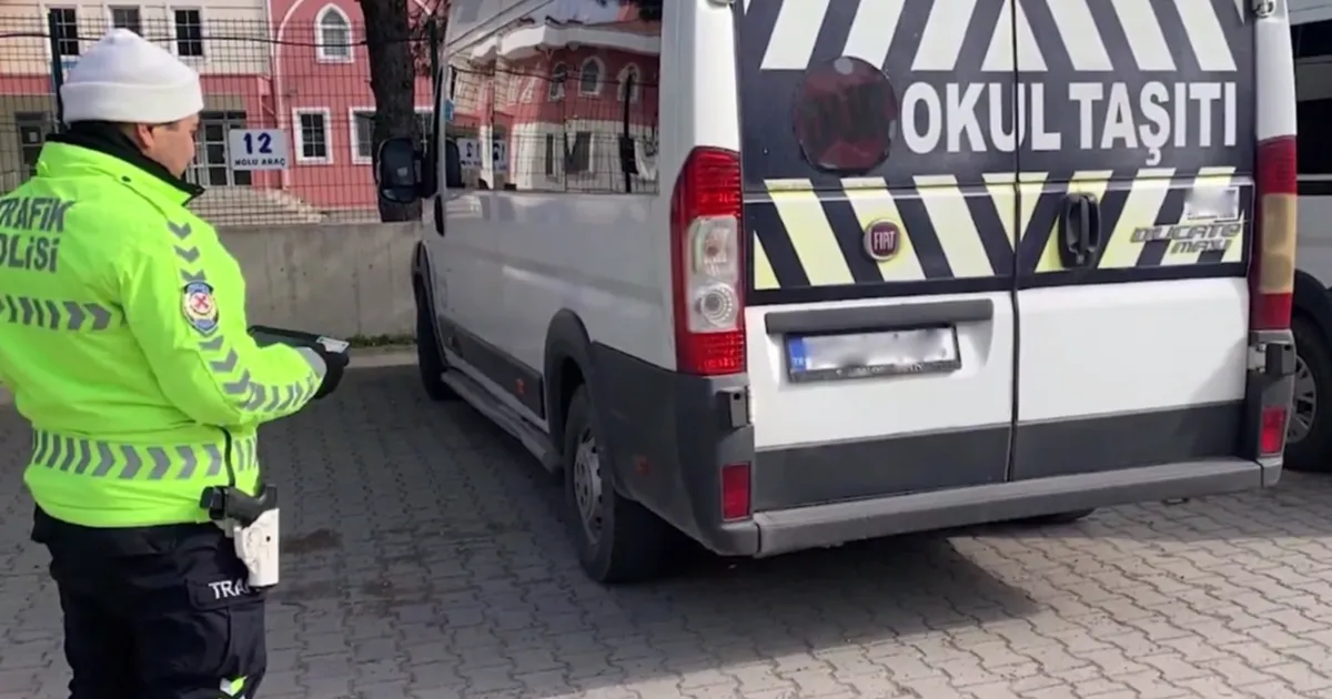 Okul Servis Araçlarna Sıkı Takip