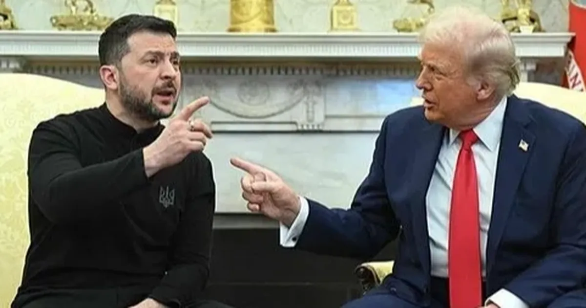 Trump ve Zelenskiy Ile Kameralar Önde Tartawti